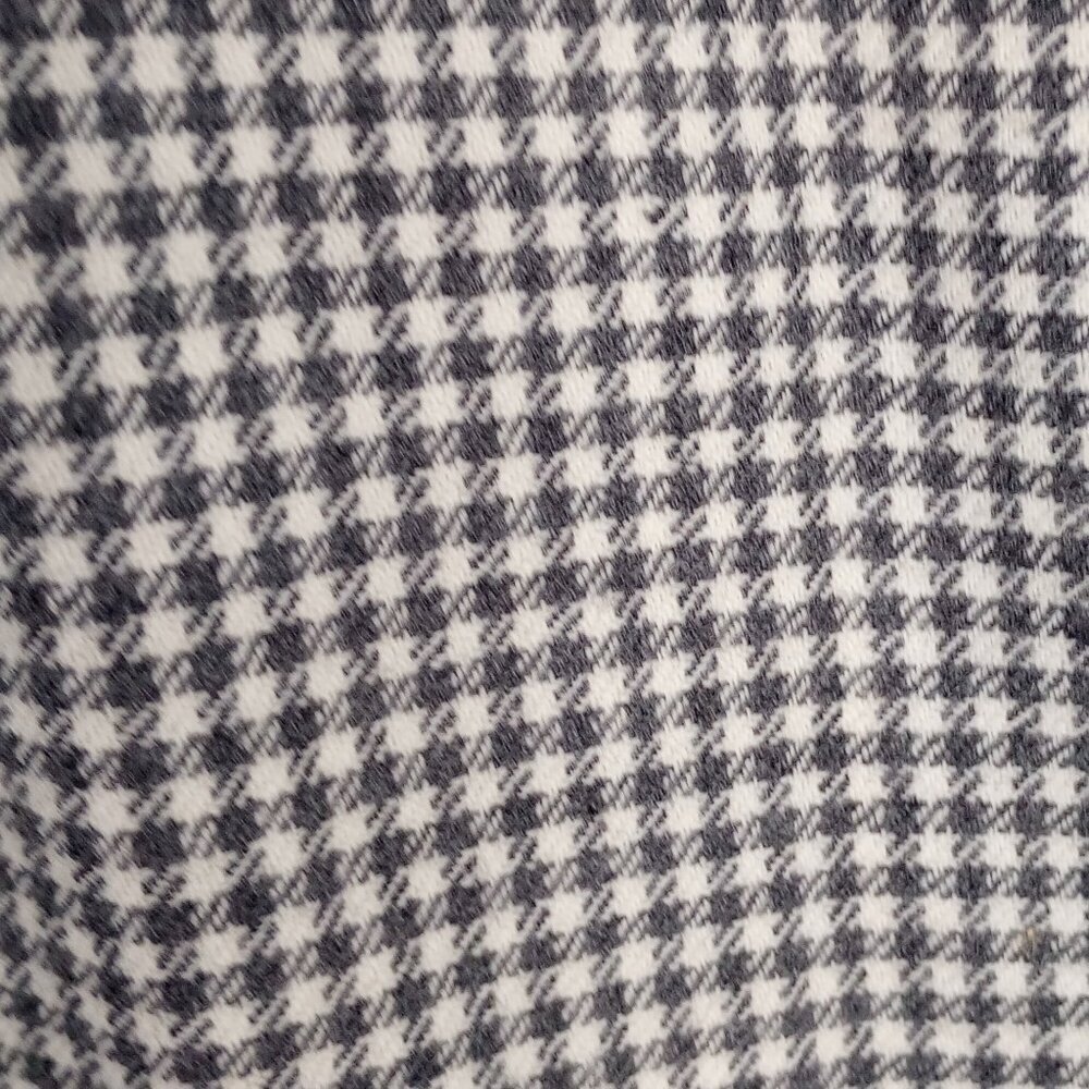 Liz Claiborne Grey & White Check Tweed Wool Vintage Career Skirt - Picture 9 of 9
